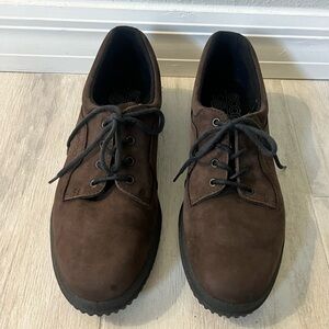 ECCO Soft Nubuck Lace-up Oxfords EUR 42/US 11-11.5 Worn 1x!